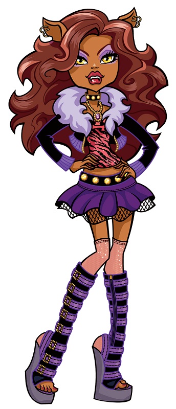 MONSTER HIGH DOLL CLAWDEEN WITH KILLER STYLE DAUGHTER OF WEREWOLF