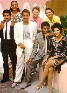 The cast of Miami Vice