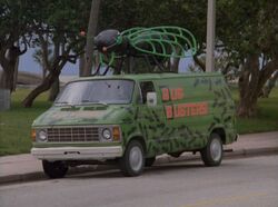 The "Bug Busters" Bug Van from .