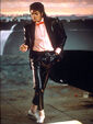 Michael on set of Billie Jean