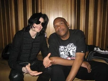 Jackson and radio personality "Big Boy" at the Palms Recording Studio (2008)