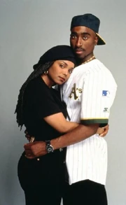 Janet Jackson with co-star Tupac Shakur