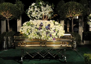 Michael's casket