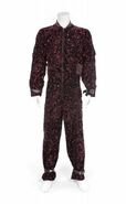 aubergine sparkle velvet Magic Jumpsuit made by Bill Whitten