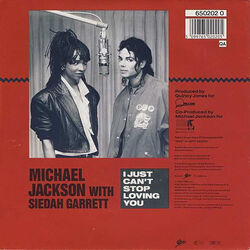 Michael Jackson – I Just Can't Stop Loving You – CD (Single