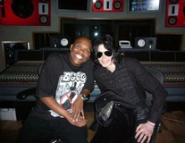 Jackson and "Big Boy" at the Palms Recording Studio (2008)