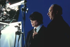 Michael Jackson and the director of Men in Black II, Barry Sonnenfeld (2002)