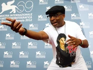 Spike Lee at the 69th Venice International Film Festival for the premiere of Bad 25