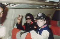 Michael Jackson with James Safechuck