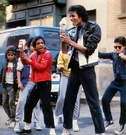 Michael Jackson filming for "Pepsi Generation"
