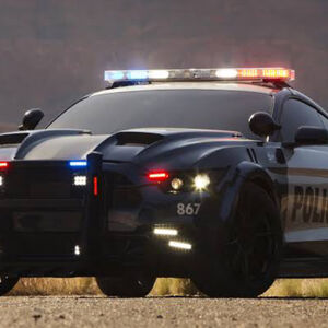 transformers the last knight police car