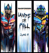 Rise of the Beasts Unite or Fall Poster