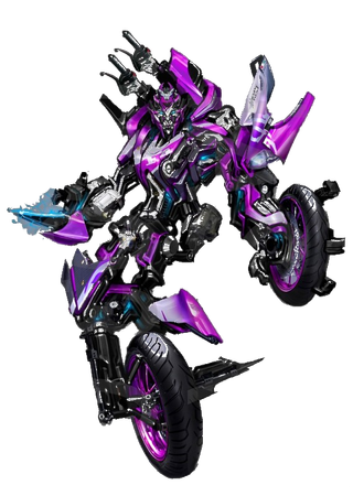 Purple motorcycle transformer cheap