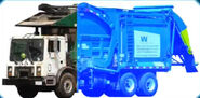 Junkheap Imposter 1 As the Front half of MACK TerraPro Garbage Truck