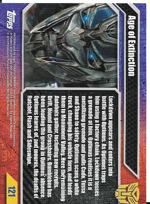 SELECT YOUR Topps 2014 Transformers Movie Official Collector cards 