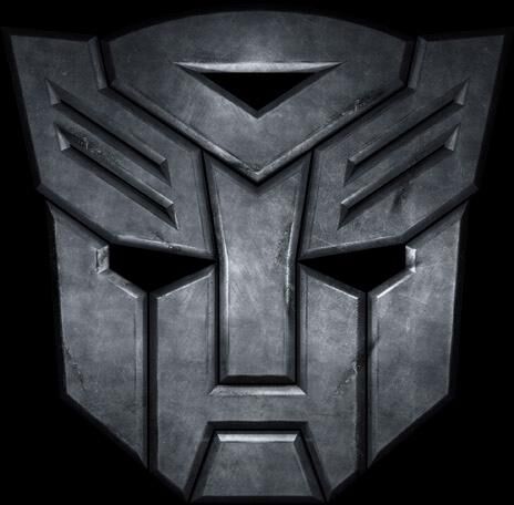 autobots logo black and white