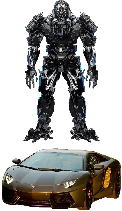 Black lamborghini clearance transformer