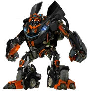 Mudflap's new upgrade in DOTM.