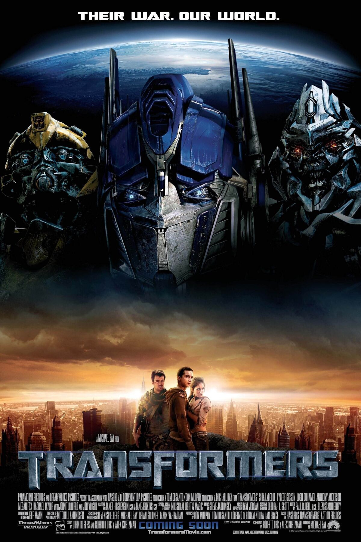 Transformers (DVD, 2007) Filme Michael Bay, Steven Spielberg 97363455325