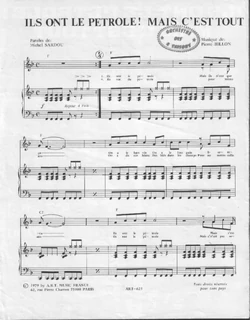 Ils Ont Le Petrole Mais C Est Tout Wiki Michel Sardou Fandom