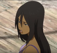 Michiko looking annoyed