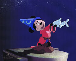 Mickey Sorcerer 12X18 - LightHouse Galleries