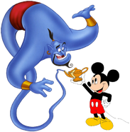 Mickey meets Genie