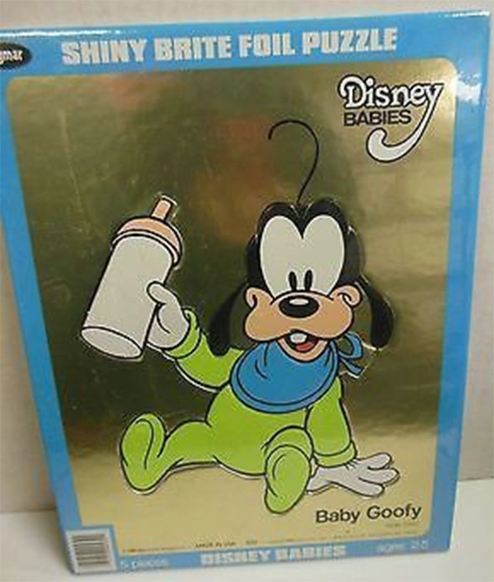 Disney Babies - Baby Goofy (Jaymar Shiny Brite Foil Puzzle