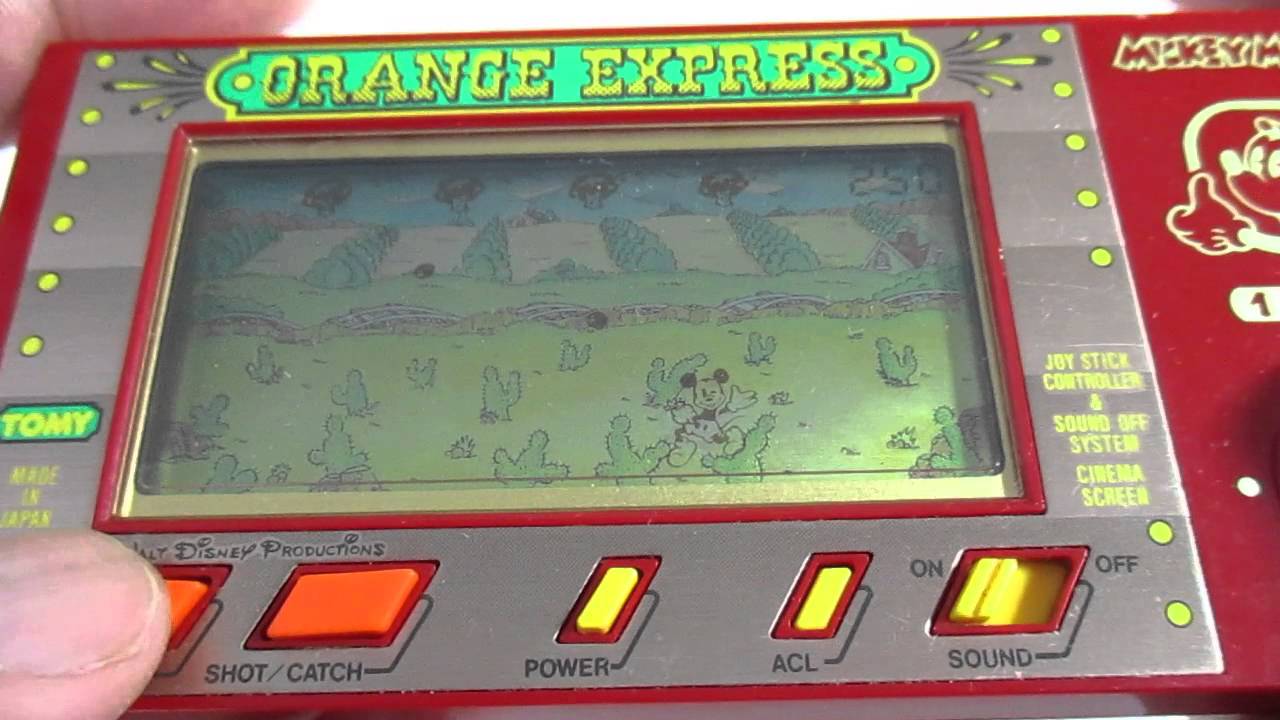 LCDゲーム ミッキーマウス オレンジエクスプレス - テレビゲーム
