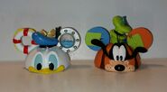 Donald goofy mouse ear ornaments