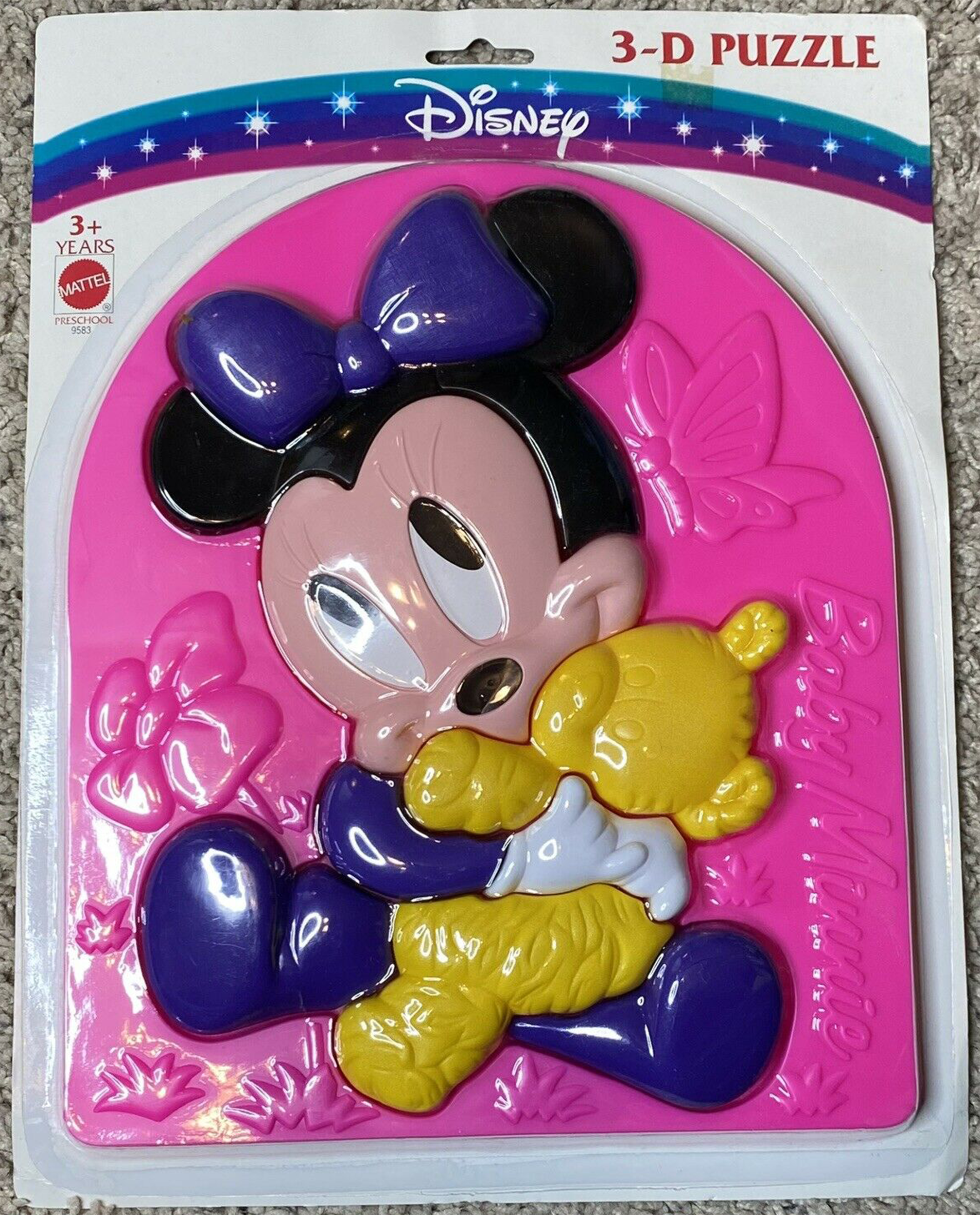 Puzzle 4 em 1 bebê Disney Mickey e Minnie, 1 - 39 peças