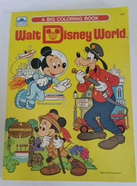 Walt Disney World (A Big Coloring Book) | Mickey and Friends ...