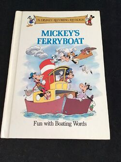 Mickey Mouse and His Boat 本 稀少 ディズニーストアmickey