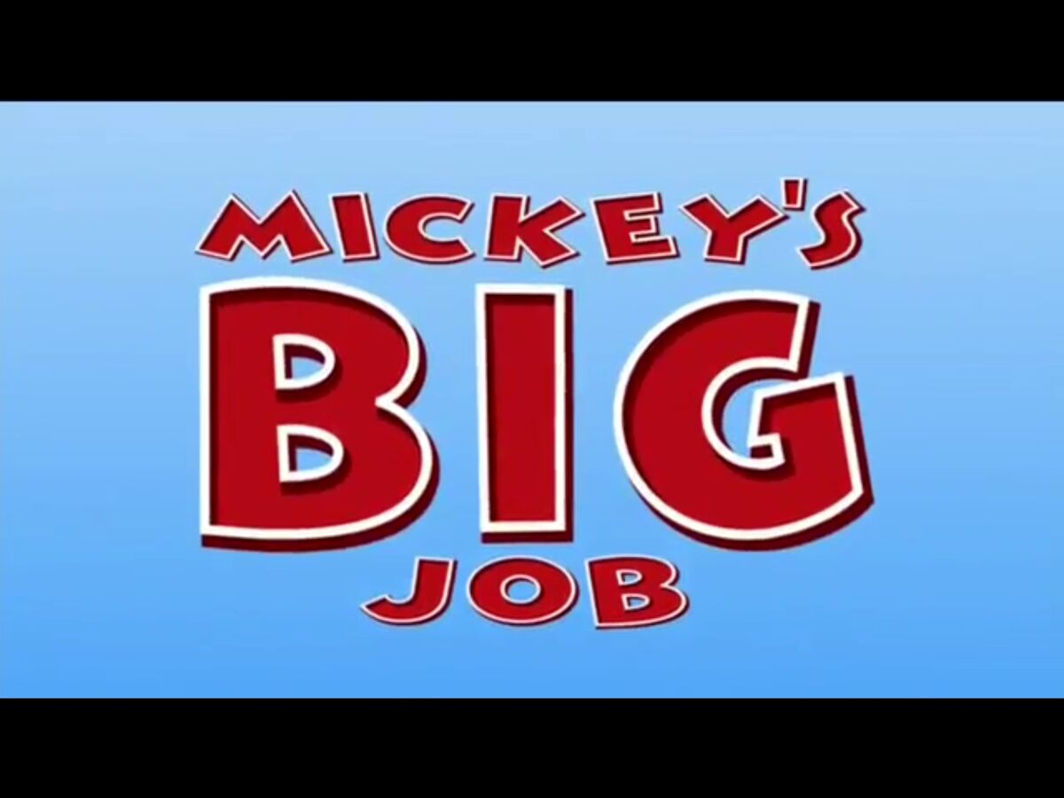 Mickeys Big Job Mickey Mouse Clubhouse Episodes Wiki Fandom