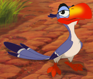 Zazu, voiced by Rowan Atkinson.