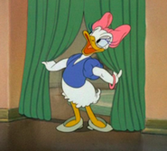 Daisy's entrance in "Mr. Duck Steps Out".