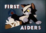 Figaro in the title card for "First Aiders".