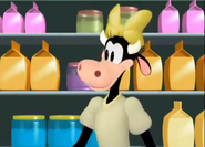 Clarabelle in "Mickey Mouse Clubhouse".