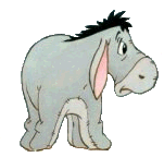 Eeyore, voiced by Ralph Wright.