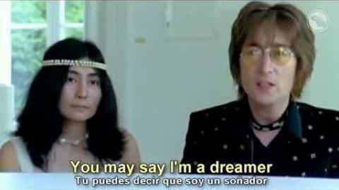 John Lennon, Imagine, subtitulada al ingles y al español