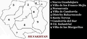 Mapa de Silvakistan