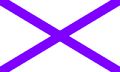 Violet saltire