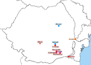 Vlasynia Map in Romania