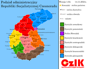 Mapa podział admninistracyjny