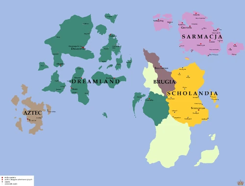 Wspólna Mapa Polskich Mikronacji (wg