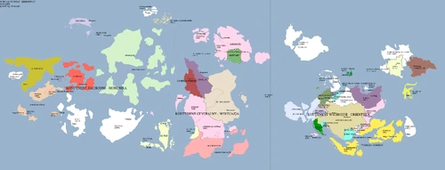 Mapa wg. Pel Nander'a, stan na   r.