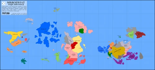 Mapa O'Rhady, stan na   r.
