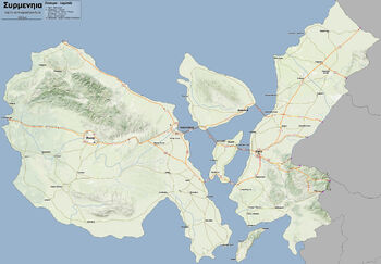 Mapa Surmenii