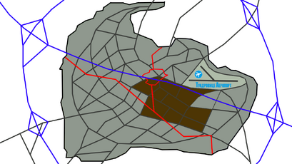 Mapa Zwierzogrodu kontur