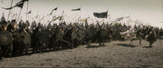 Army of the West charging